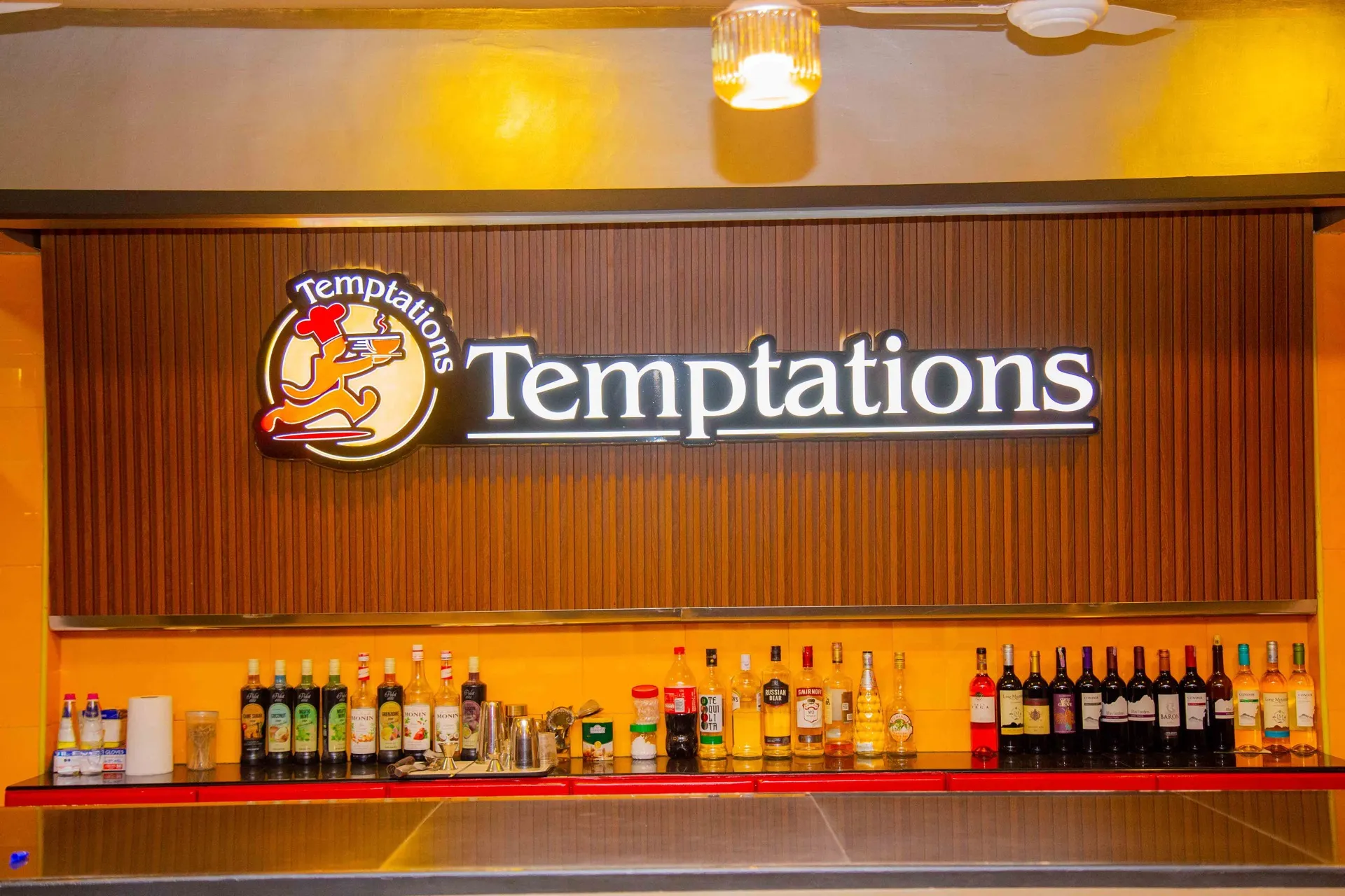 Temptations Food Court branded interior